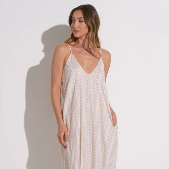 Cleo Maxi Dress by Elan, Size Medium - Picture 5 of 7